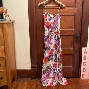 Artelier by Nicole Miller long floral sheer maxi. Swim suit cover NWOT